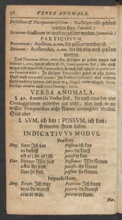 Verba Anomala. §. 42.