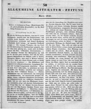 Neumann, K. G.: Bemerkungen über die gebräuchlichsten Arzneimittel. Berlin: Liebmann 1840 (Fortsetzung von Nr. 49)
