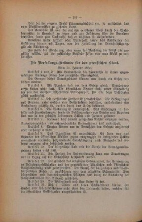 Die Verfassungs-Urkunde für den preußischen Staat