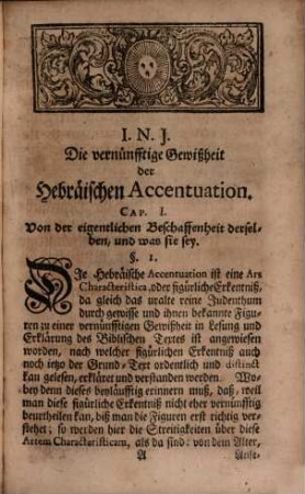 Die vernünfftige Gewißheit der hebräischen Accentuation