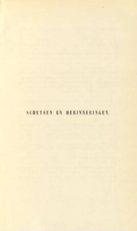 Schetsen en herinnerungen