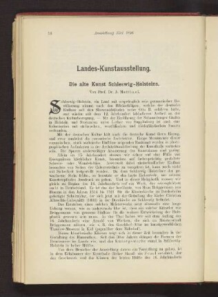 Landes-Kunstausstellung.