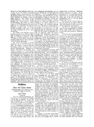 Feuilleton : Über die Serra Geral ; (Fortsetzung) ; [(Fortsetzung folgt)]
