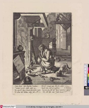 [Der verlorene Sohn in einer Ruine]