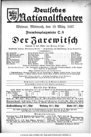 Der Zarewitsch