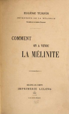 Pour la patrie