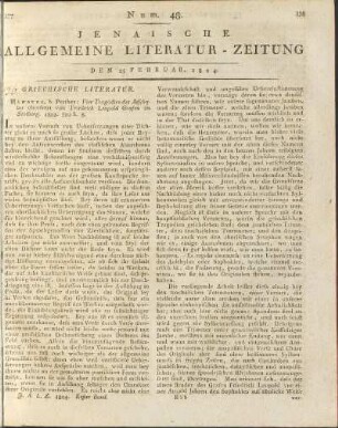Num. 48. Den 25. Februar 1804