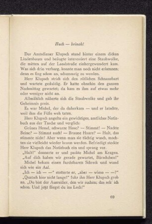 Huch - beinah!