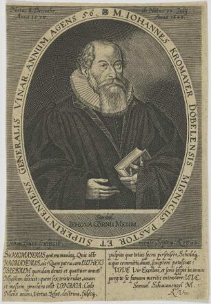 Bildnis des Iohannes Kromayer