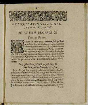 Exercitationis Apologeticæ Secundæ