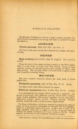 Fibrous plants