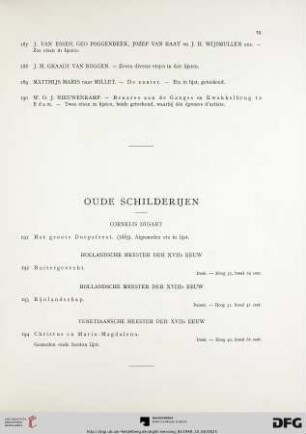 Oude schilderijen (Nr. 191-194)