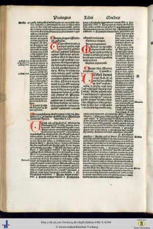 Prologus Sancti Hieronymi.