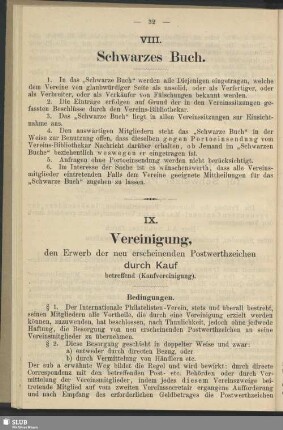 VIII. Schwarzes Buch