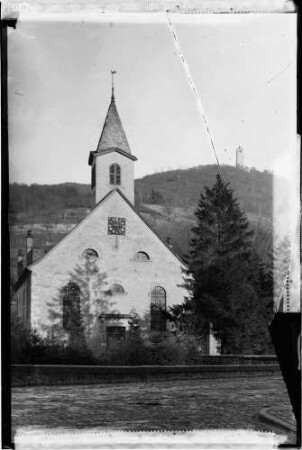 Weinheim Peterskirche Außenansicht vor dem Abbruch