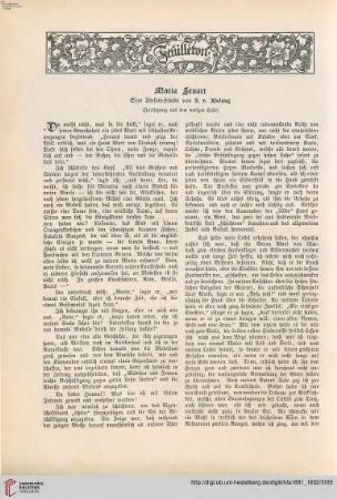 Maria Stuart, [2]: eine Atelier-Studie