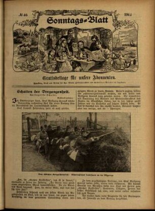 Ausgabe vom Sonntag, den 15. November 1914.