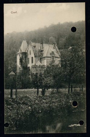 Villa Emil Prüm, Clerf (Clervaux): Außenansicht (Postkarte)