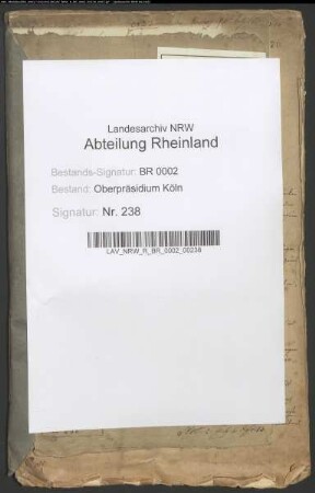 Reklamationen von Privaten rücksichtlich entrissener Besitzungen
