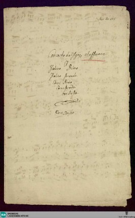 Concertos - Don Mus.Ms. 145 : org, orch; F
