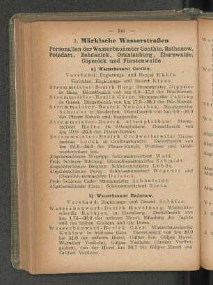 a) Wasserbauamt Genthin.