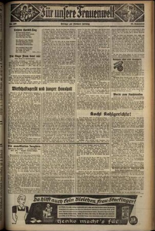 Zweite Ausgabe vom Dienstag, den 10. November 1936.