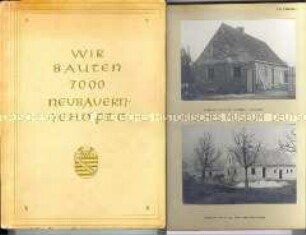 Bilddokumentation zum Bau von Neubauernhöfen im Land Sachsen-Anhalt 1947/48