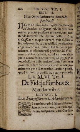 Lib. XLVI. Tit. I. - Tit. II.