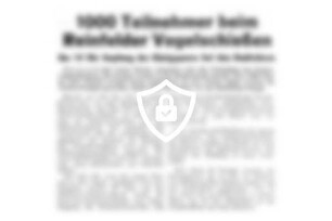 1000 Teilnehmer beim Reinfelder Vogelschießen