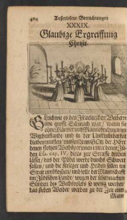 XXXIX. Glaubige Ergreiffung Christi.