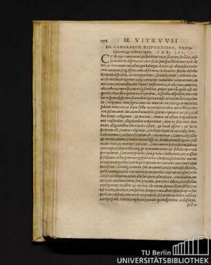 De Camerarum Dispositione, Trulissatione, et tectorio opere. Cap. III.