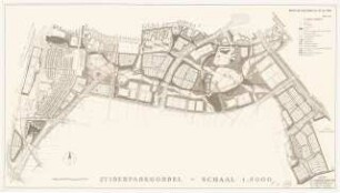 Zuiderparkgordel: Lageplan 1:5000