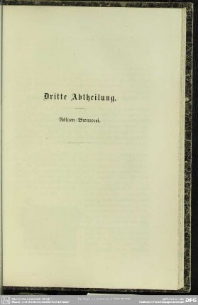 Dritte Abtheilung. Röhren-Brennerei