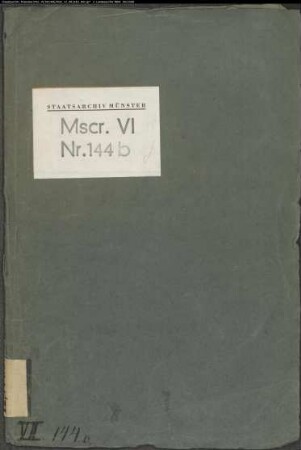 Abschriften von Urkunden aus der Grafschaft Nassau-Diez