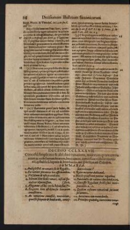 Decisio CCLXXXVII.