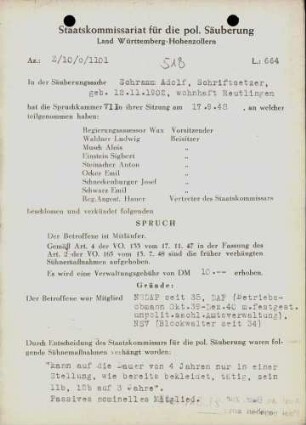 Schramm, Adolf