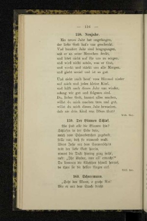 158. Neujahr.