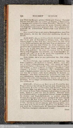 Schulze, Christian Gottfried