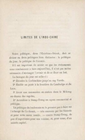 Limites de l'Indo-Chine