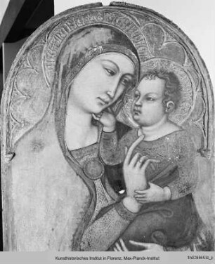 Maria mit Kind - Halbfigur Mariens mit Kind