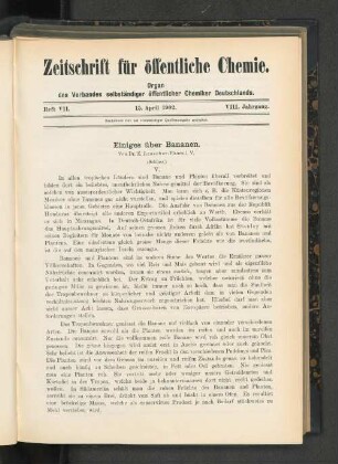 Heft VII. 15. April 1902.