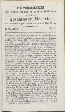 1. Mai. 1836. No 9.
