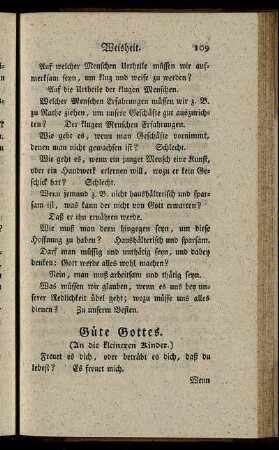 Güte Gottes.