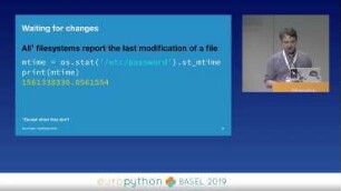 Writing an autoreloader in Python