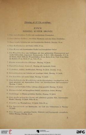 Dienstag, ab 10 Uhr vormittags (Nr. 1-300)
