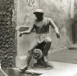 Angler : Angler. Bronze. Pompeji, Haus mit dem kleinen Mosaikbrunnen