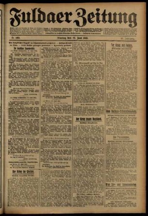 Ausgabe vom Montag, den 19. Juni 1916.