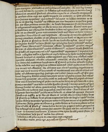 234r Sixtus IV: Bulla "Pastoris Boni" (Einblattdruck)