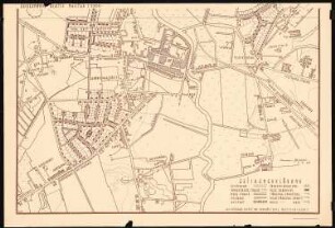 Bebauungsplan der Stadterweiterung, Ueckermünde: (wie Inv.Nr. 21456,2): Grundplan und Lageplan 1:2500