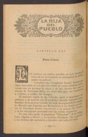 Capítulo LXI - Hacia Calcuta